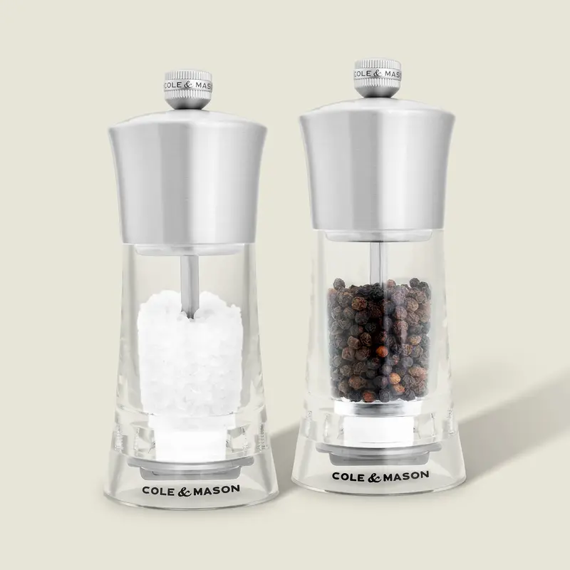 Cole & Mason Bromley 6-Inch Acrylic And Stainless Steel Adjustable Grinder 3
