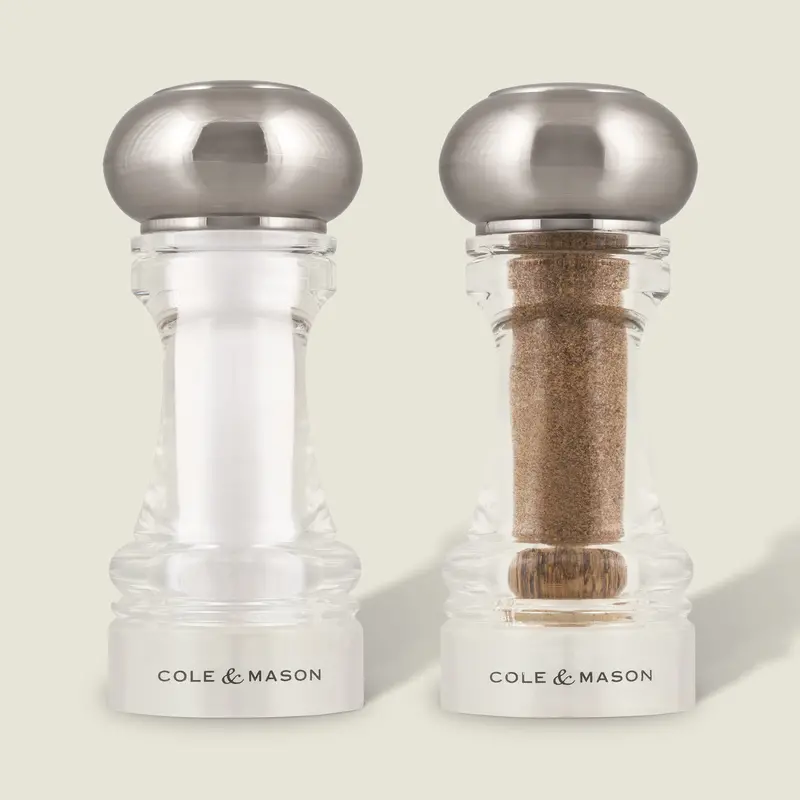 Cole & Mason Carlisle 5.5-Inch Shaker Set – Salt And Spice Dispenser Duo 1