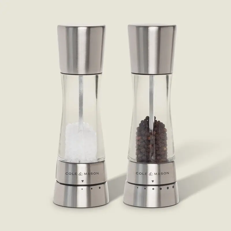Cole & Mason Derwent Stainless Steel Salt And Pepper Set 1