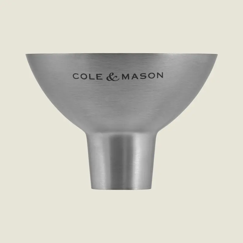 Cole & Mason Dover Stainless Steel Funnel For Mess-Free Filling 1