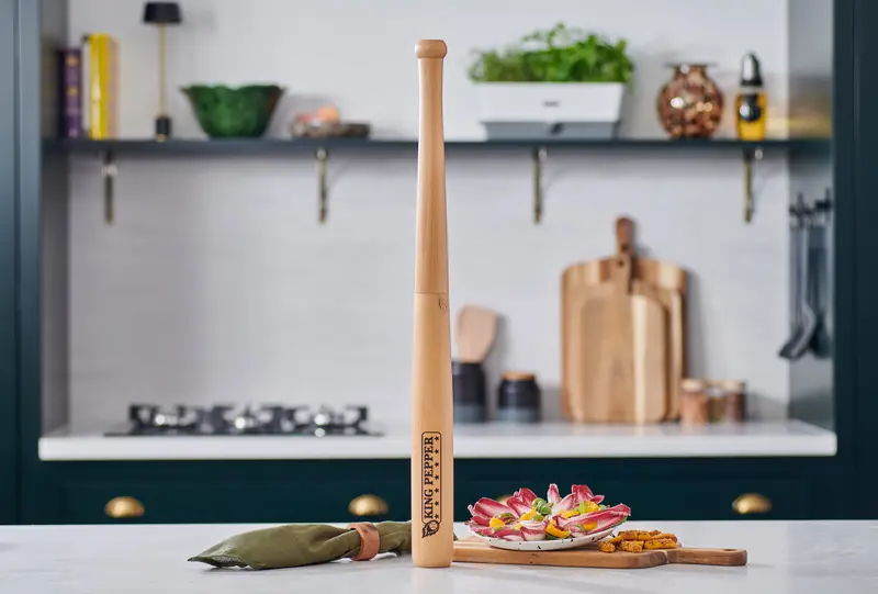 Cole & Mason King 28-Inch Baseball Bat Style Pepper Grinder 1