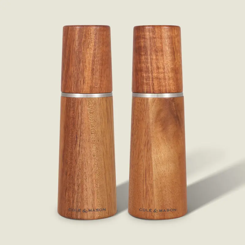 Cole & Mason Marlow Acacia Wood Salt And Pepper Grinder Set 1