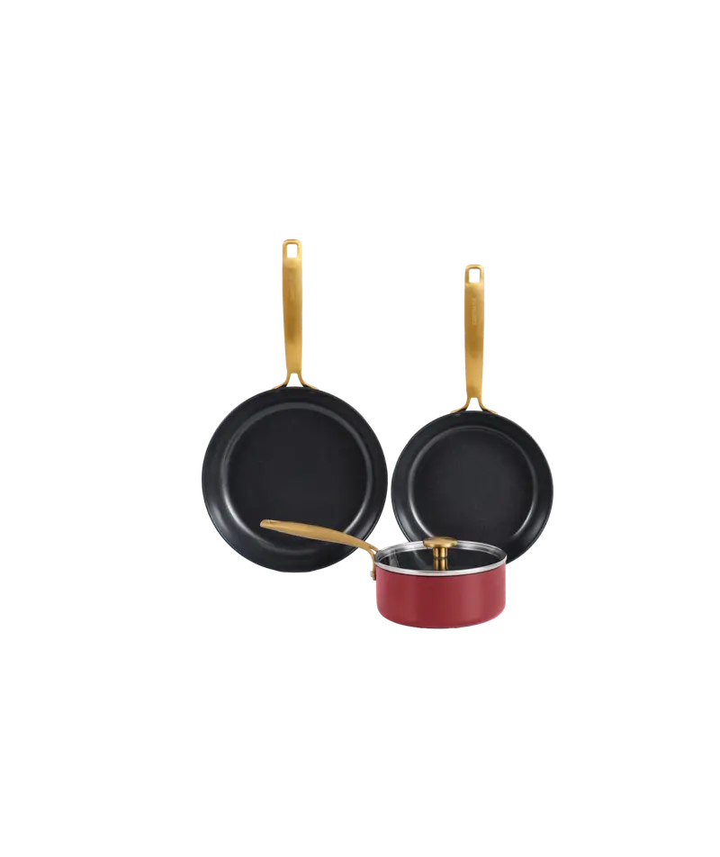 Combekk Element Expert 4-Piece Cookware Set – Bordeaux Finish 1