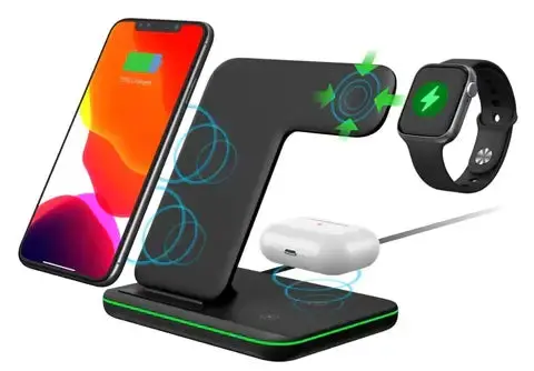 Compact 3-In-1 Wireless Charging Dock – Smartcharger 1