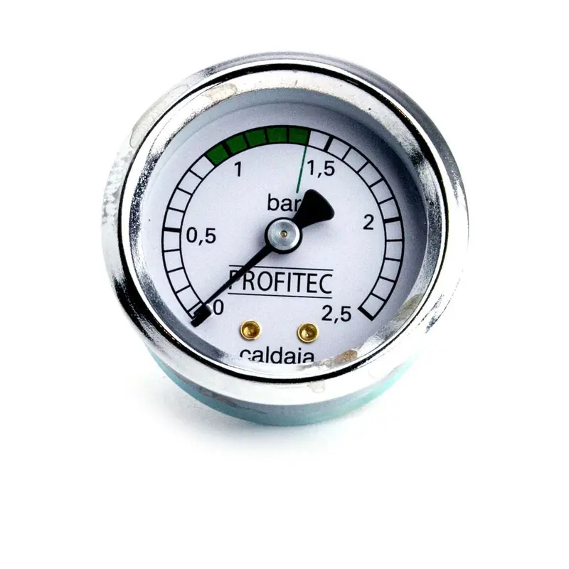 Compact White Steam Pressure Gauge For Profitec Machines 1