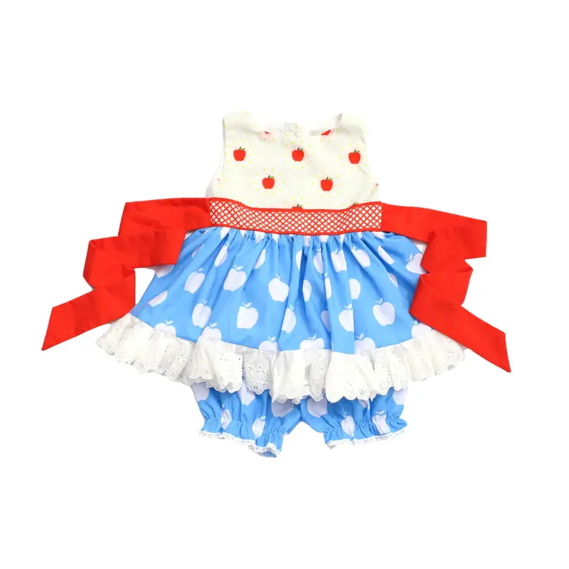 Connie Matching Dress Set – Apple Of My Eye Print 1