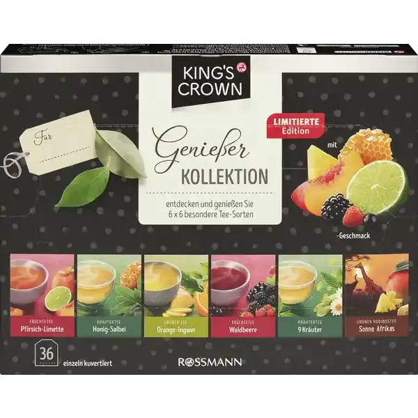 Connoise Premium Tea Collection – Assorted 36-Teabag Gift Box 1