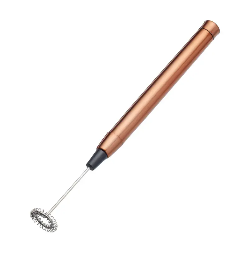 Copper-Finish Deluxe Electric Milk Frother 1
