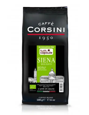 Corsini Organic Whole Bean Coffee – Siena Blend (500G, 70/30 Arabica-Robusta) 1