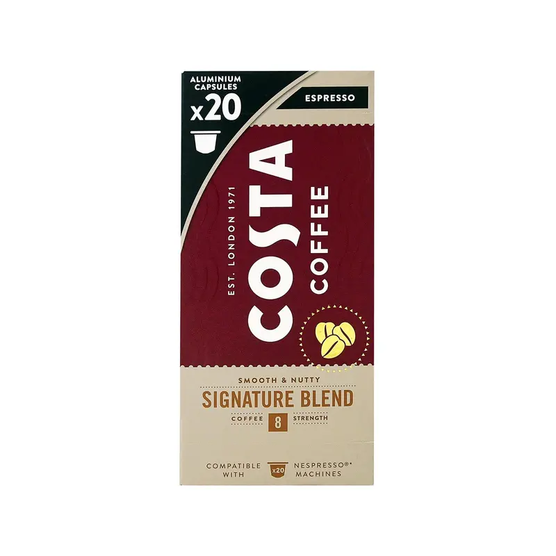 Costa Signature Blend Nespresso-Compatible Capsules – 20 Count 1