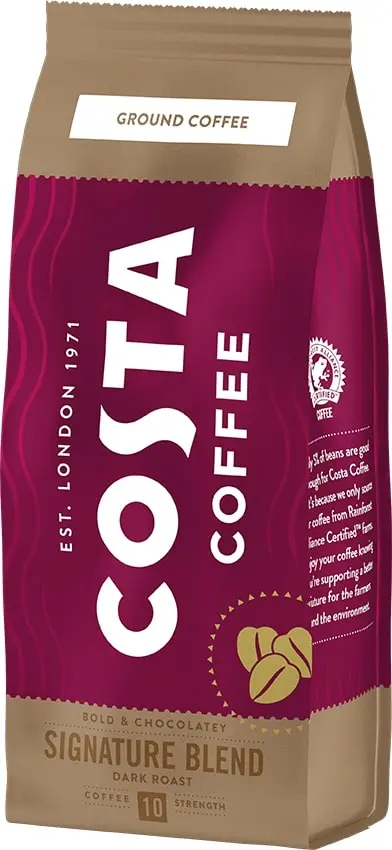 Costa Signature Dark Ground Coffee – 200G 1