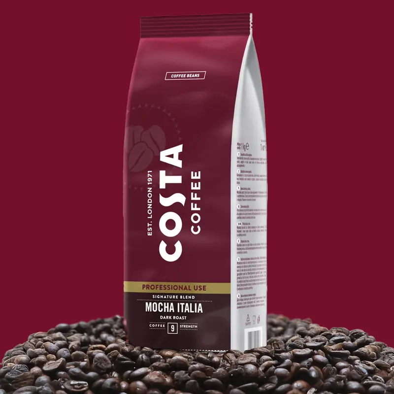 Costa Signature Mocha Italia Medium-Roast Whole Beans – 1Kg 1