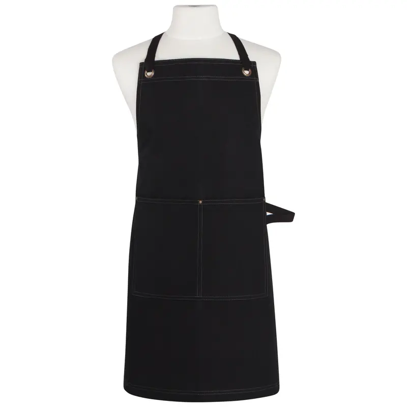 Cotton Utility Apron With Multiple Pockets For Cooking Or Crafting 1
