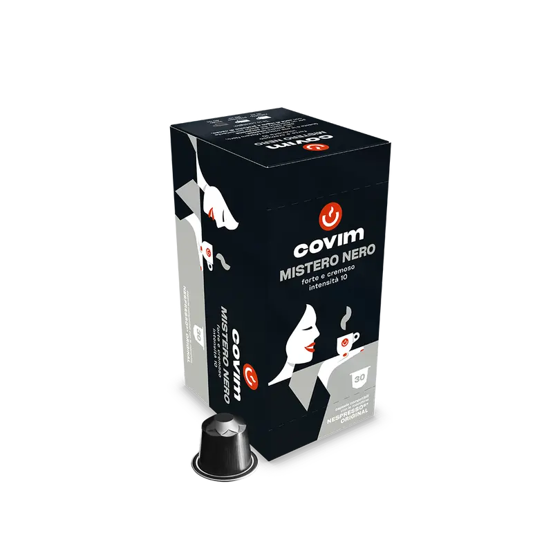Covim Nespresso-Compatible Capsules – Espresso Mistero Nero, Pack Of 30 1