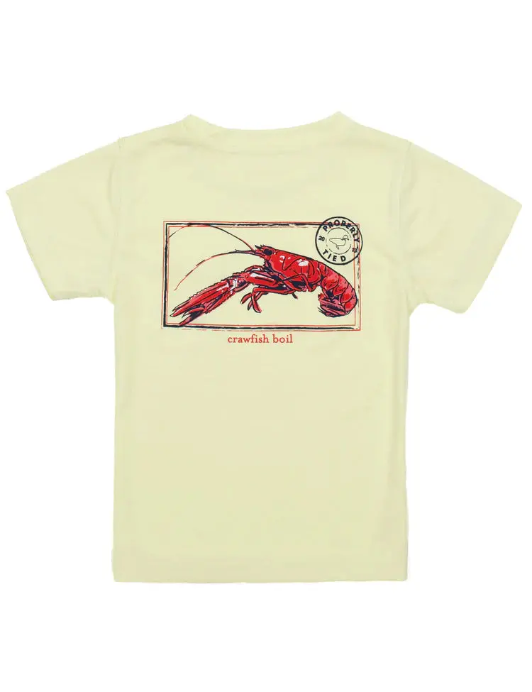 Crawfish Season Performance Tee For Boys 1