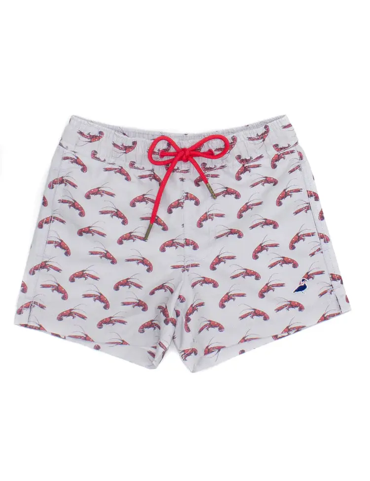Crawfish Season Swim Trunks For Boys 1