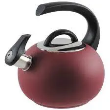 Cristel Neptune Red Electric Kettle – 1.9 L, Induction-Ready Stainless Steel 1