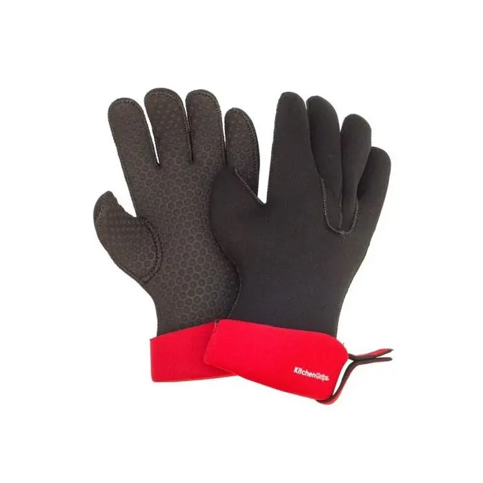 Cuisipro Bbq Oven Gloves — Large Gray Heat-Resistant Pair 1