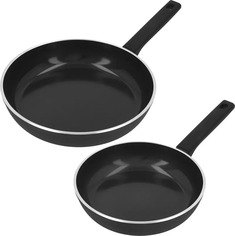 Demeyere Alu Comfort 3-Piece Ceraforce Nonstick Cookware Set – 20 Cm & 24 Cm Pans 1