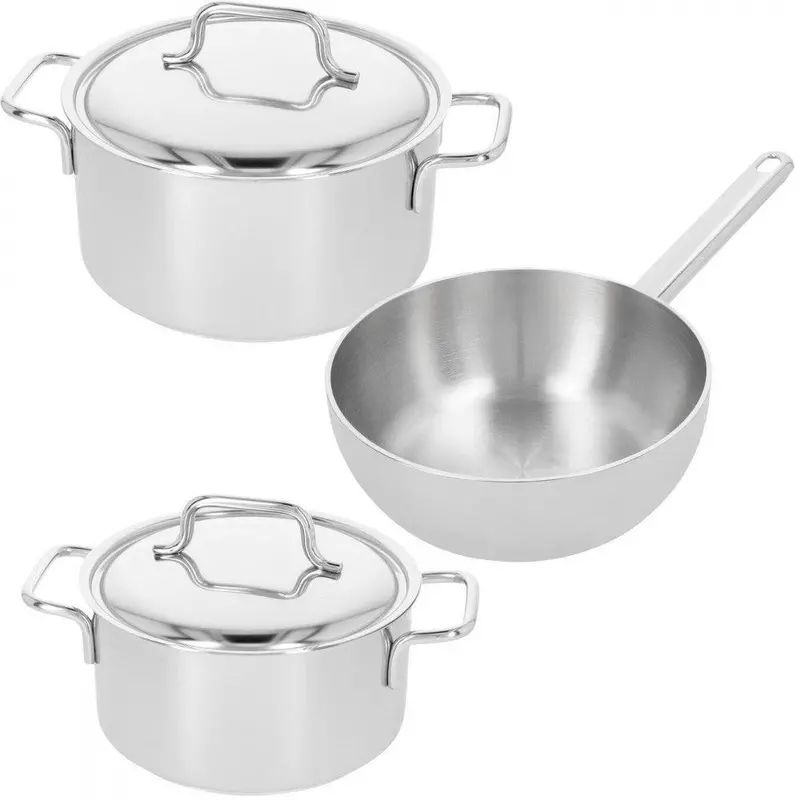 Demeyere Apollo 7 Starter Cookware Set – 3-Piece 1
