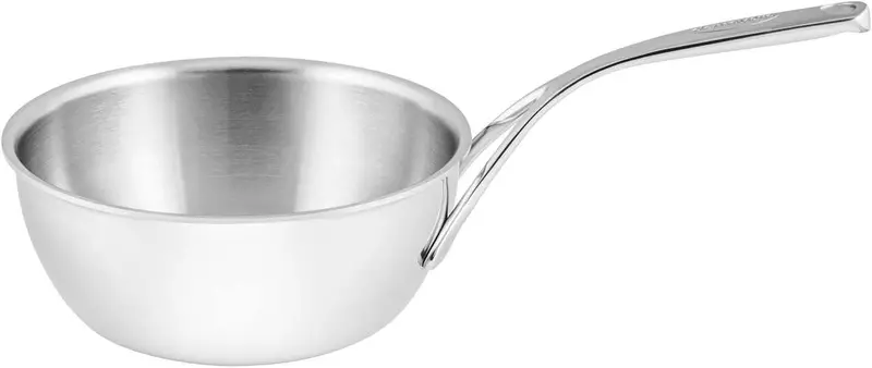 Demeyere Atlantis 7 Stainless Steel Conical Sauté Pan – 22 Cm, 2.5 L 1