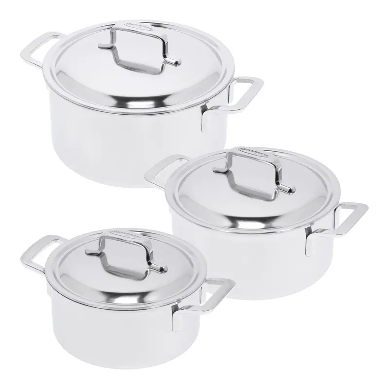 Demeyere Intense 5 Tri-Ply Cookware Set – 3 Pieces 1