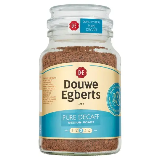 Douwe Egberts Pure Decaf Instant Coffee – 190G Jar 1