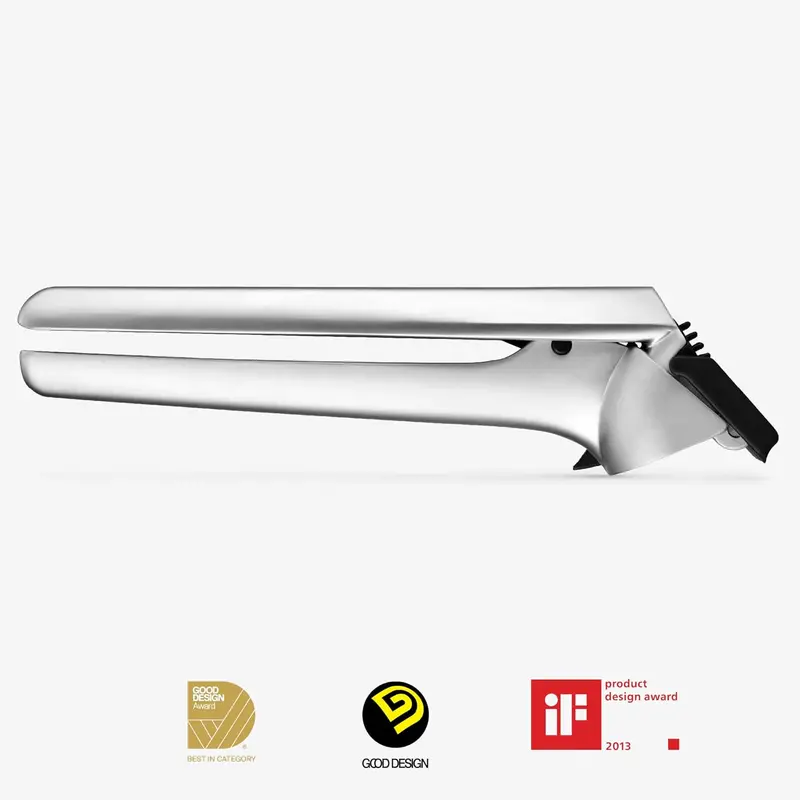 Dreamfarm Garject Stainless Steel Garlic Press With Easy-Clean Design 1