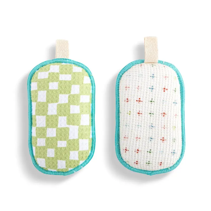 Dual-Purpose Kitchen Sponge Set – 2-Pack With Scrub & Soft Surfaces 1