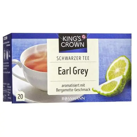 Earl Grey Black Tea – Citrus Bergamot Flavor, 20 Bags 1