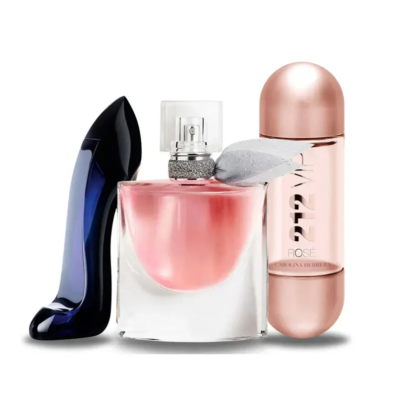 Elegant Perfume Bundle: Carolina Herrera Good Girl, Lancôme La Vie Est Belle & 212 Vip Rosé (100Ml) 1
