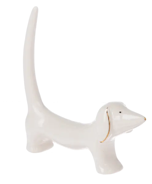 Elegant Porcelain Ring Holder For Countertop Display 1