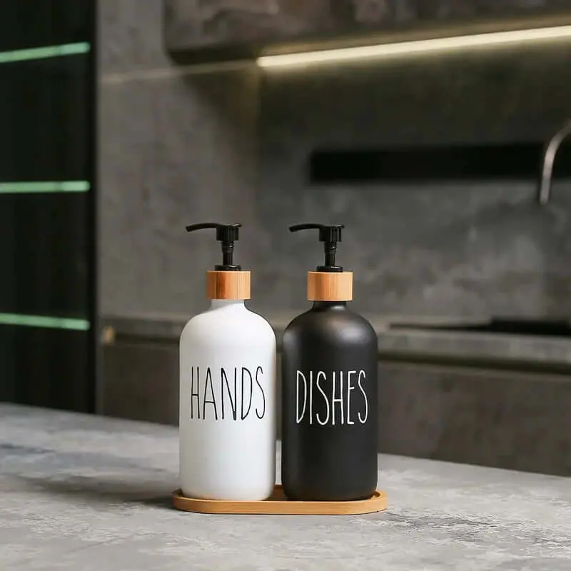 Elegant Wall-Mounted Dispenser Set For Bathrooms And Kitchens 1