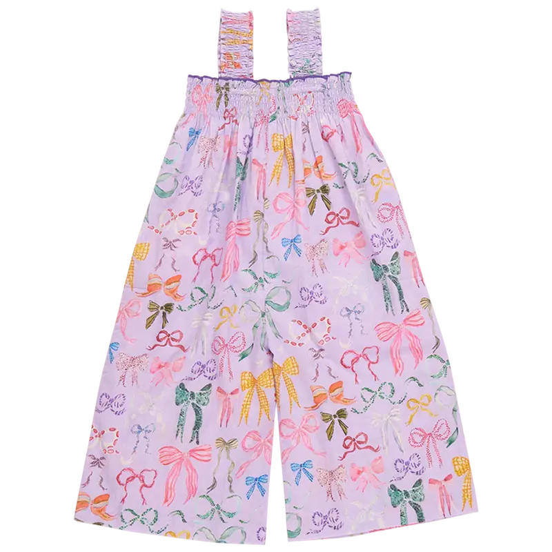 Eleven Lavender Watercolor Bows Jumper For Girls 1