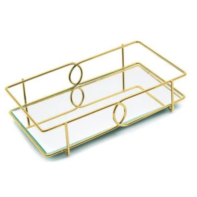 Elo Collection Gold Serving Tray – 10 × 20 Cm 1
