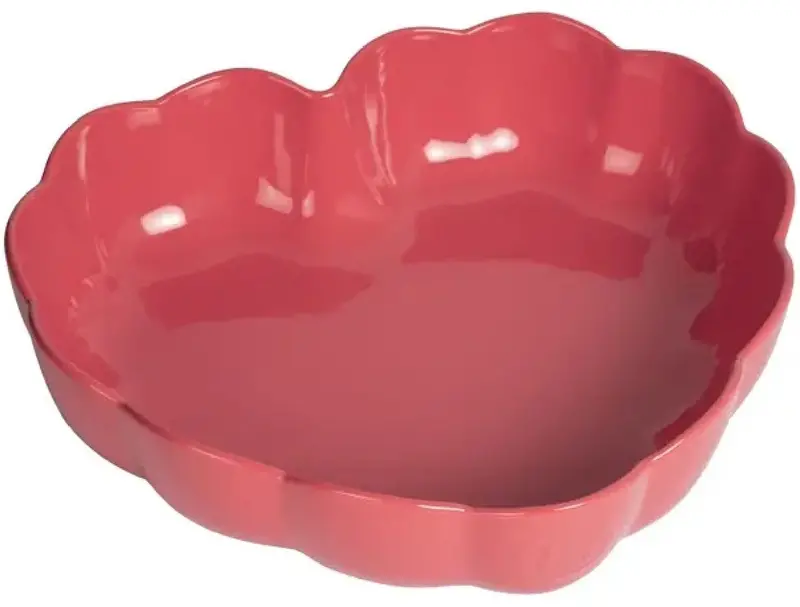 Emile Henry Candy Heart-Shaped Baking Dish – 26.5 × 24.5 × 6.5 Cm 1