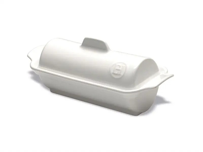 Emile Henry Foie Gras Medallion Terrine – Farine, 24 × 10 Cm 1