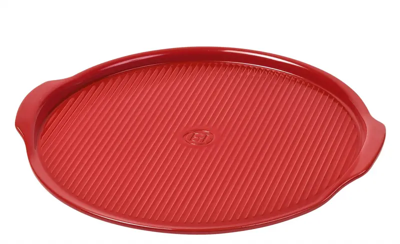 Emile Henry Grand Cru Grooved Pizza Stone – 40 Cm Ø Professional Baking Surface 1