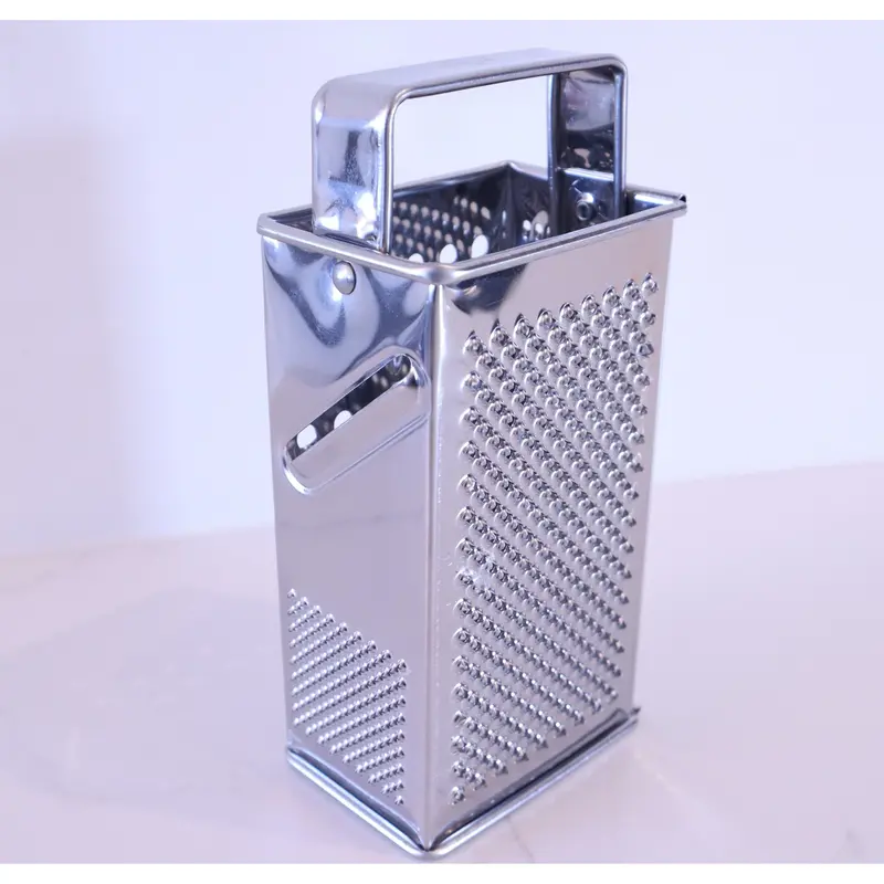 Eppicotispai Compact Stainless Steel Box Grater – 18Cm, Made In Italy 1