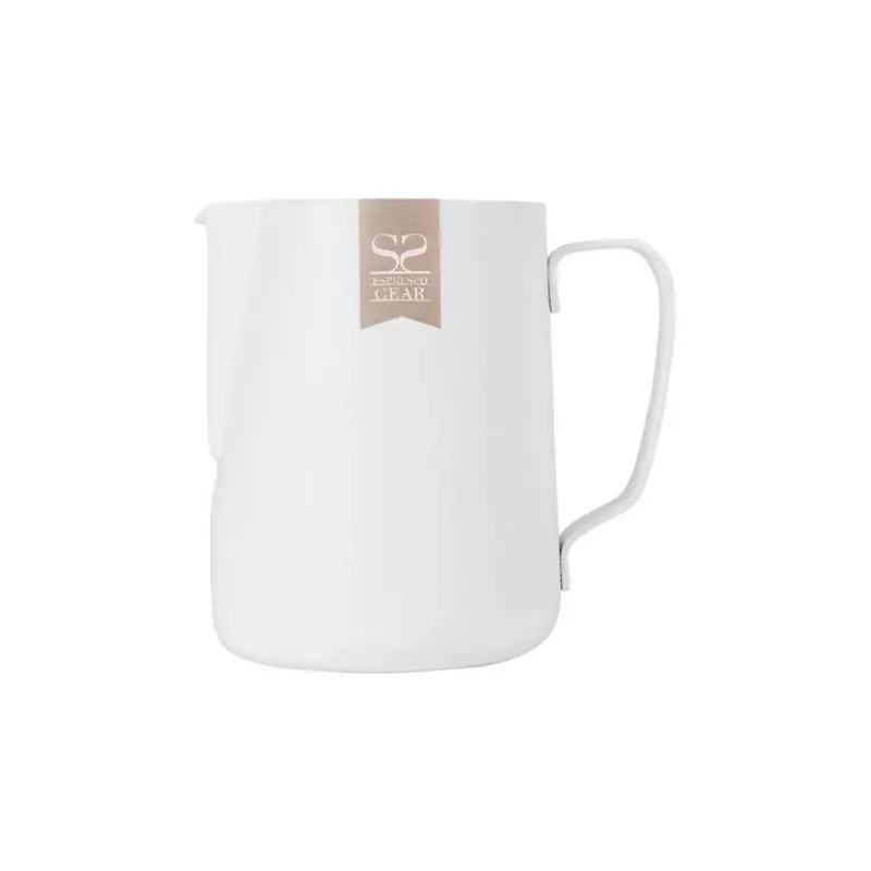 Espresso Gear 350 Ml White Teflon-Coated Frothing Jug 1