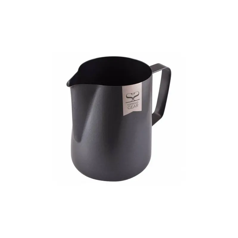 Espresso Gear 600 Ml Black Teflon-Coated Frothing Jug 1