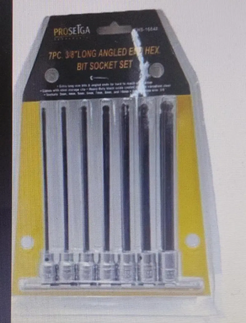 Extra-Long 3/8" Hexalobular Socket Set – 7-Piece 1