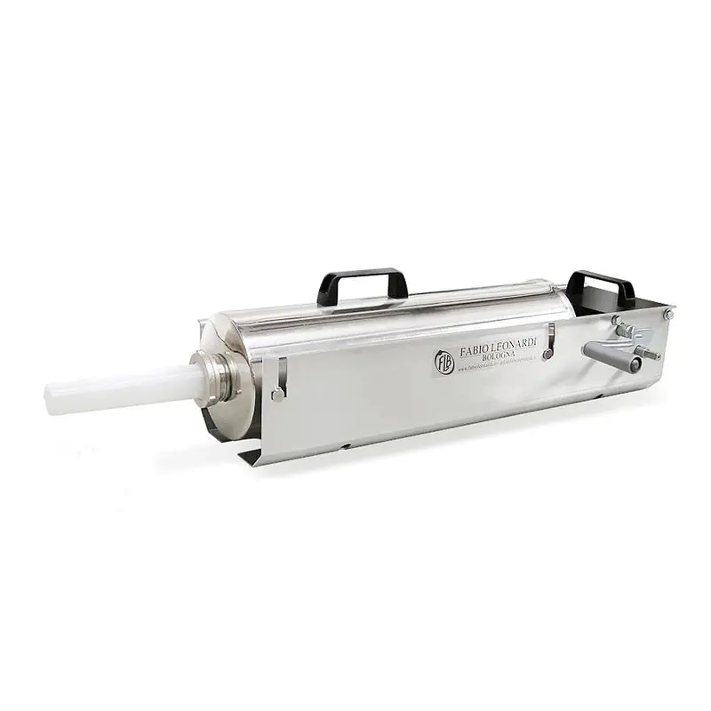 Fabio Leonardi Horizontal Sausage Stuffer – 10Kg Capacity, Stainless Steel, Made In Italy 1