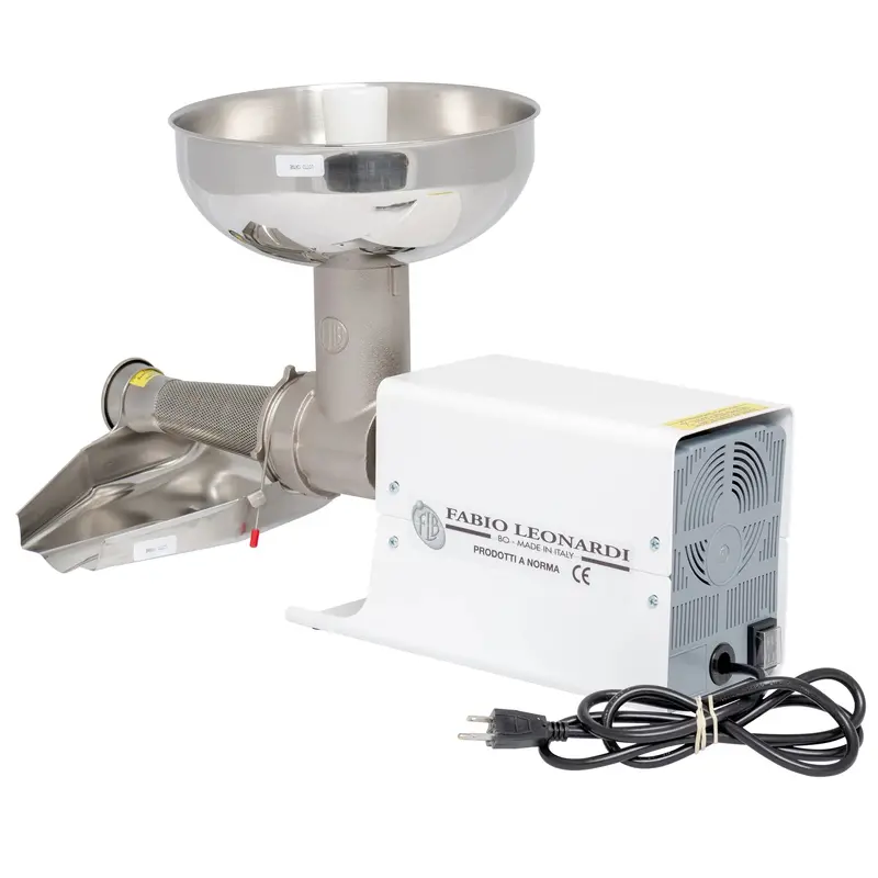Fabio Leonardi Mr8 Tomato Machine – 1/2 Hp, Powder-Coated Motor, Made In Italy 1
