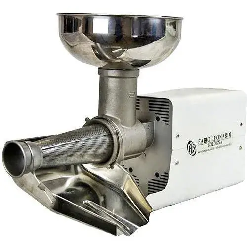Fabio Leonardi Mr8 Tomato Mill – ½ Hp Sp3-Compatible Unit With Powder-Coated Motor, Pre-Owned 1