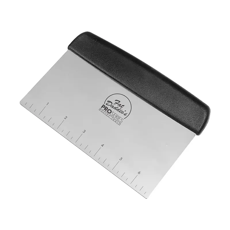 Fat Daddio’S Stainless Steel Bench Scraper – 5 In × 7 In Dough Cutter 1