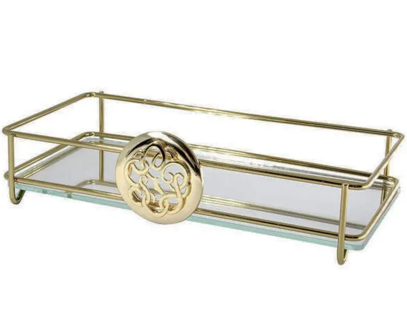 Fence Diva Gold Serving Tray – 10X20 Cm 1