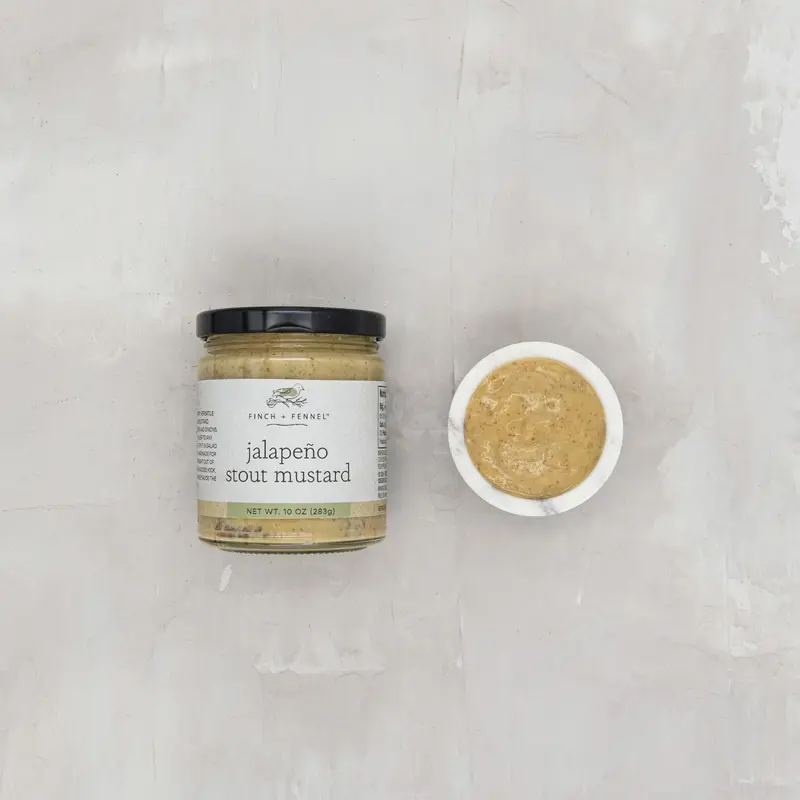 Finch & Fennel Jalapeño Stout Mustard – Craft Beer-Inspired 1