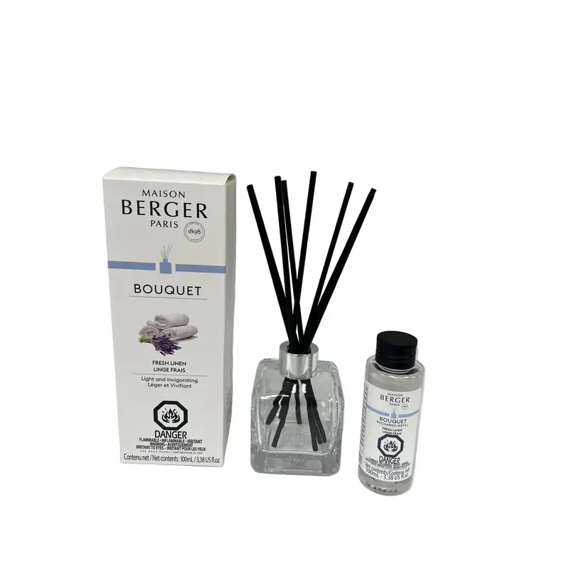 Fresh Linen Cube Bouquet – Parfum Berger Clean & Crisp Aromatic Diffuser 1