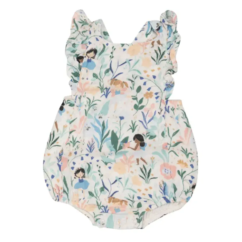 Garden Fairy Sunsuit For Girls – Whimsical Outdoor Playwear 1